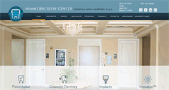 Desktop Screenshot of miamidentistrycenter.com